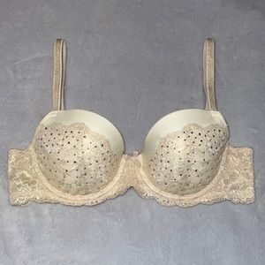 Victoria Secret Dream Angels Lined Demi Bra 36B